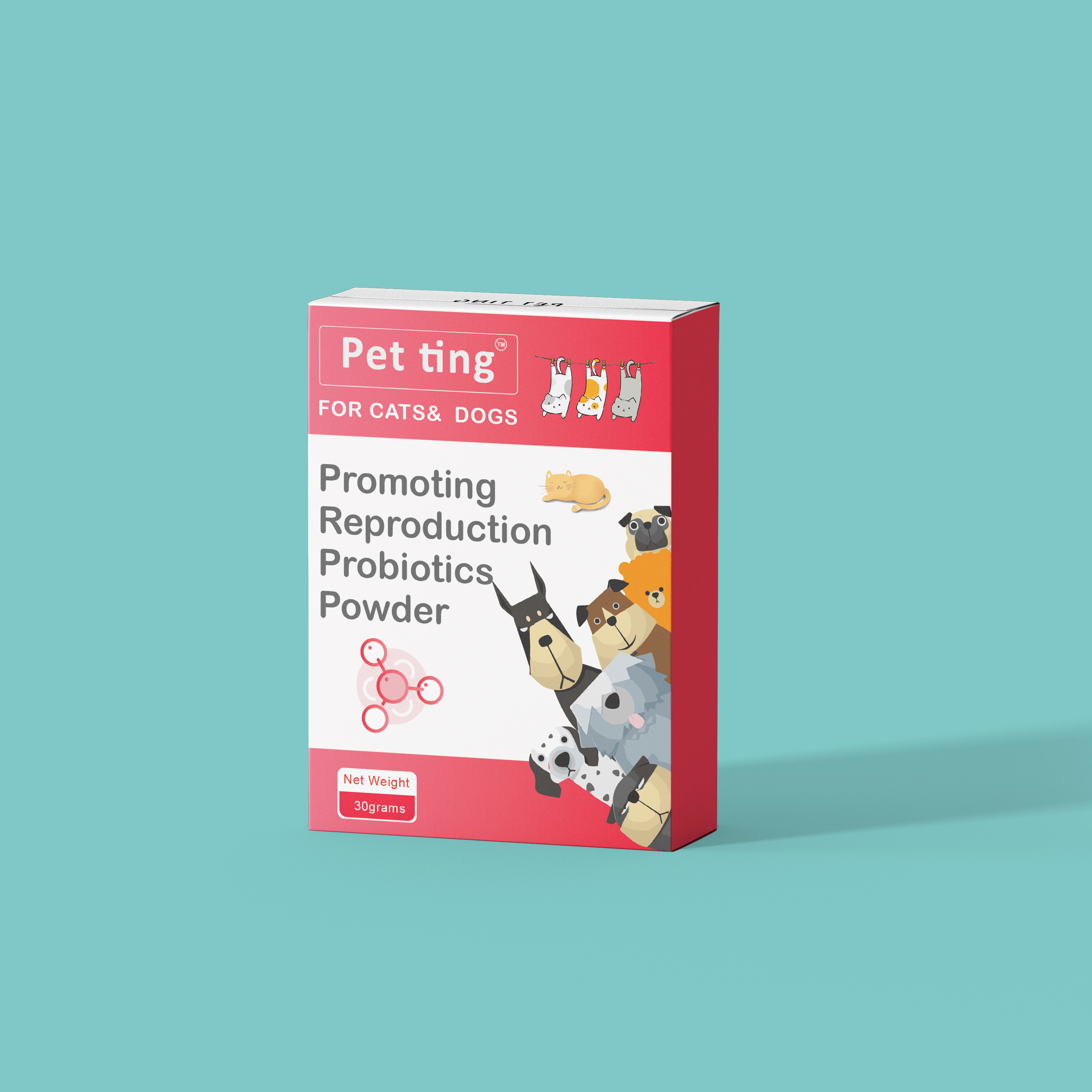 Multistrain gemischtes probiotisches Pulver zur Förderung der Reproduktion für Haustiere
